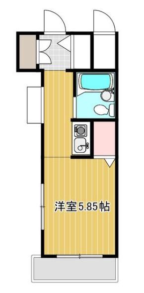 ビックヴァン日吉ホームズ(ワンルーム/1階)の間取り写真