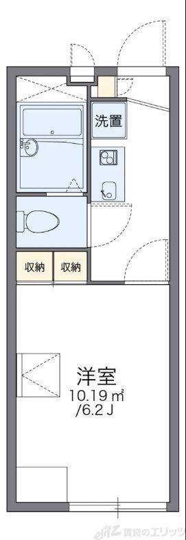 レオパレスシンフォニア(1K/2階)の間取り写真