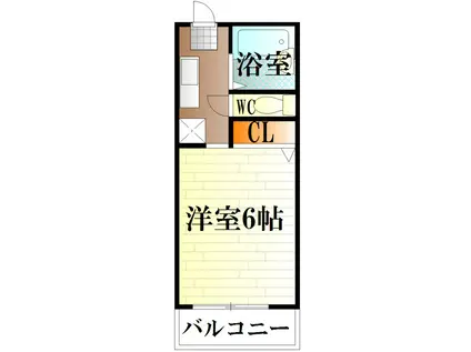 ピア イトウ(ワンルーム/2階)の間取り写真