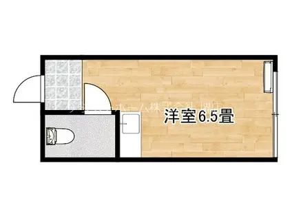 朝日プラザ堺東(ワンルーム/1階)の間取り写真