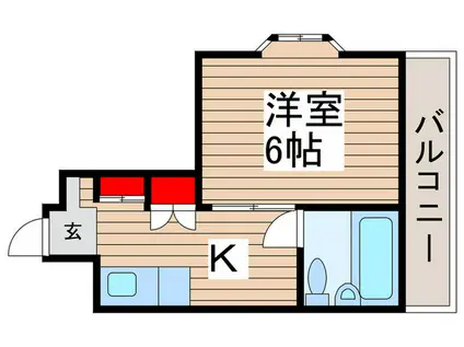 サニ-パレスK(1K/3階)の間取り写真