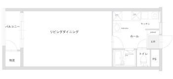 アドニス21(1K/3階)の間取り写真