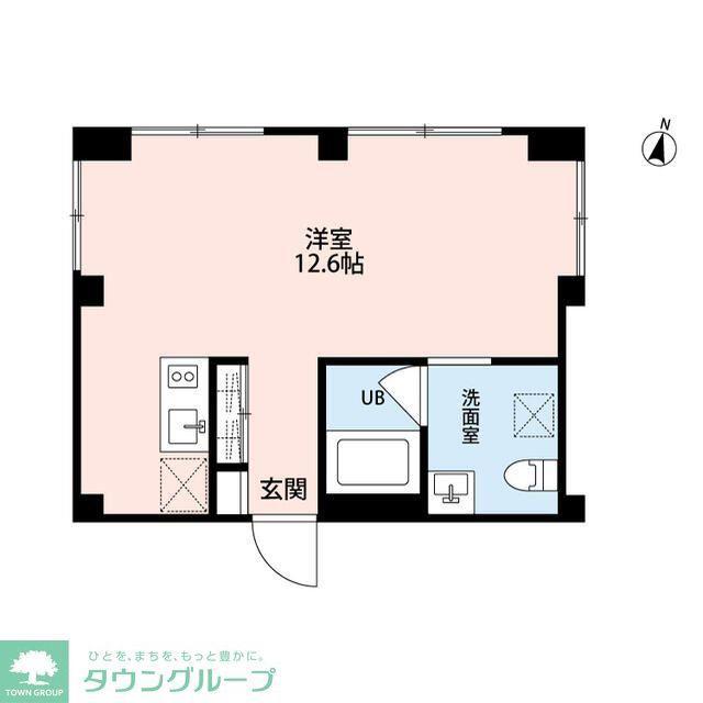 砧4丁目プロジェクト(ワンルーム/3階)の間取り写真