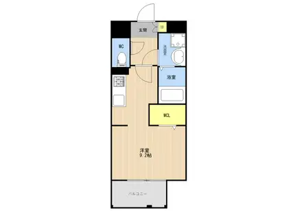 LIBTH高宮IV(ワンルーム/11階)の間取り写真