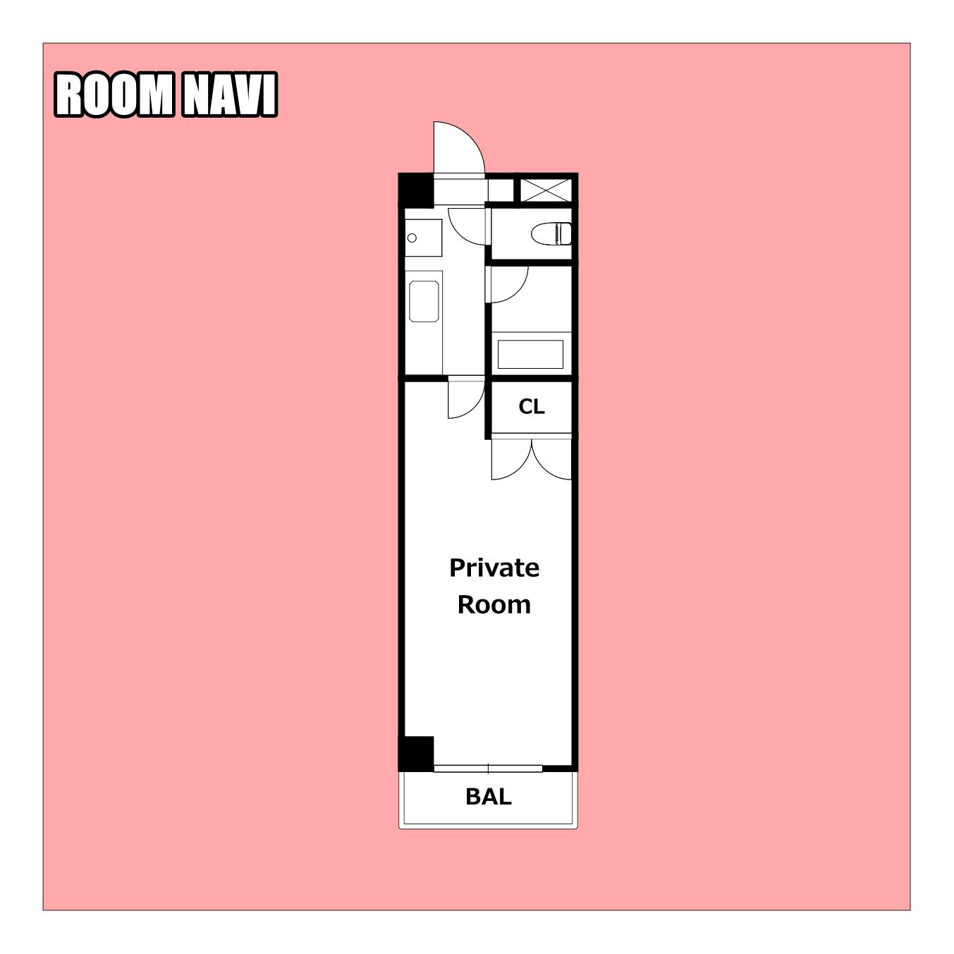 第11春木マンション(1K/4階)の間取り写真