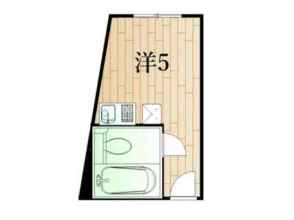 ポラスタービル下関駅前(ワンルーム/9階)の間取り写真