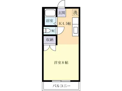 昭栄マンション(1K/3階)の間取り写真
