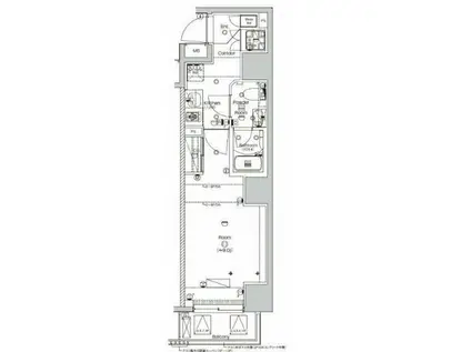 SYFORME GAIEMMAE シーフォルム外苑前(1K/2階)の間取り写真