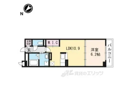 EVER GREEN FUJI(1LDK/1階)の間取り写真