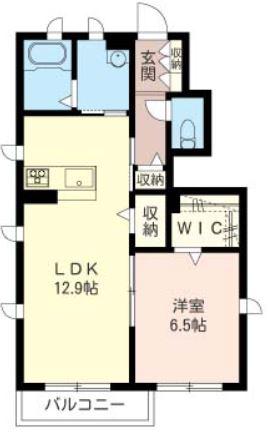 YSヴィラV(2LDK/2階)の間取り写真