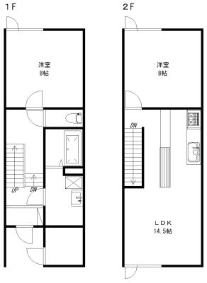 I.M.S(2LDK/1階)の間取り写真