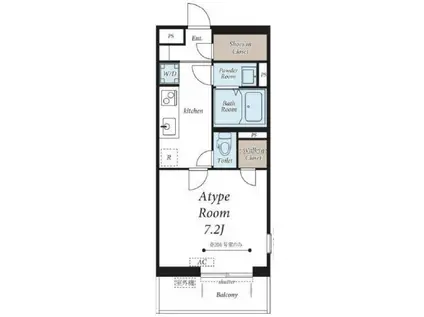 グレイス西八王子II(1K/3階)の間取り写真