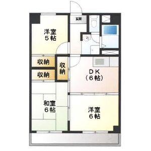 ヴェルデ平針南(3DK/4階)の間取り写真