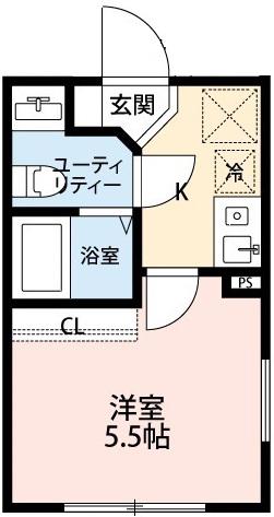 マイスタイル台東三ノ輪(1K/5階)の間取り写真