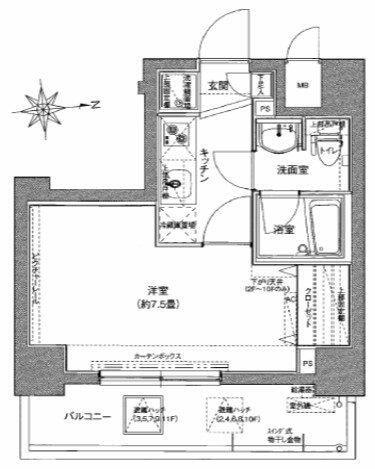 ドルチェ日暮里弐番館(1K/10階)の間取り写真