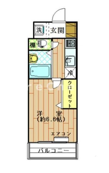 グローバン板橋(1K/7階)の間取り写真
