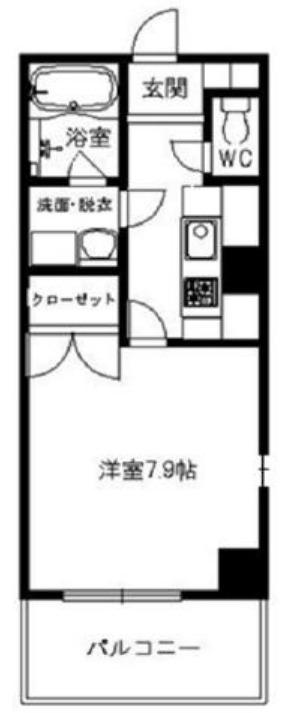 ヴェルドミール(1K/5階)の間取り写真