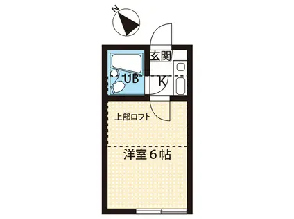 プラザ・ドゥ・エクシード(1K/2階)の間取り写真