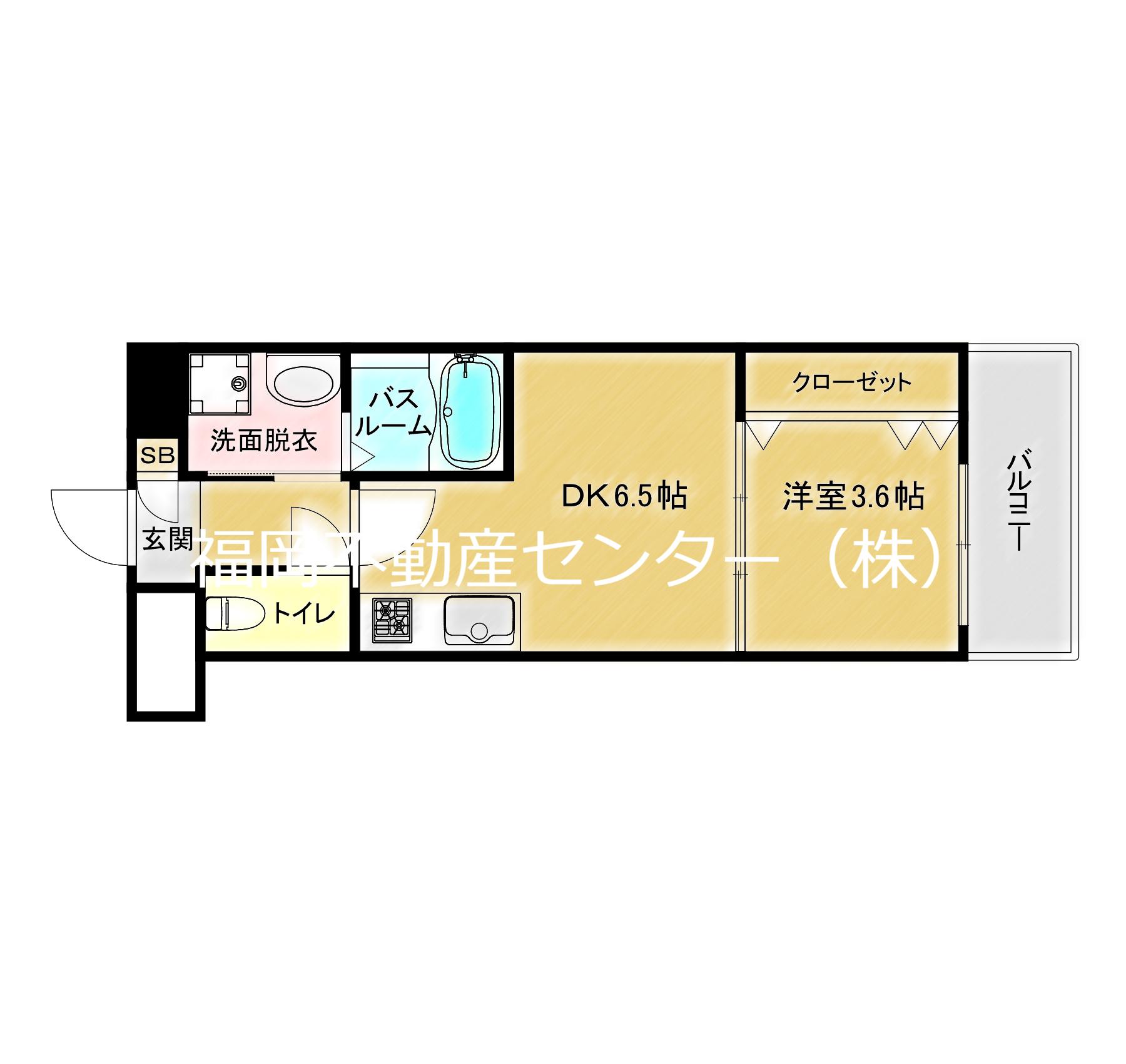 RUISCEREZO(1DK/2階)の間取り写真