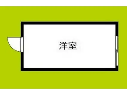 マキシーアパート(ワンルーム/1階)の間取り写真