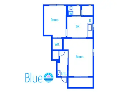 イースタンパレス大倉山(2DK/1階)の間取り写真