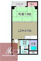 グランドハイツユタカI(1LDK/4階)の間取り写真