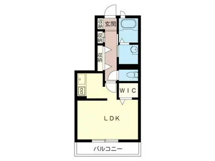 SANAI(ワンルーム/1階)の間取り写真