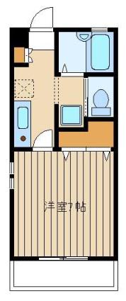 クレスト光が丘(1K/2階)の間取り写真
