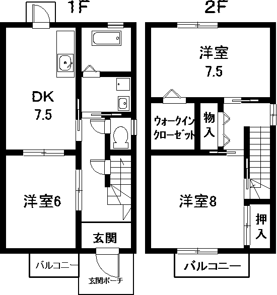グラン シャリオ(3DK/1階)の間取り写真