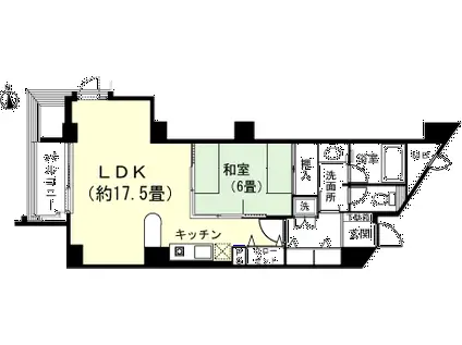 シェスタ山中湖コリーナ 1番館(1LDK/6階)の間取り写真