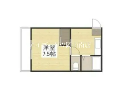 アーバンライフ泉田 I(1K/3階)の間取り写真