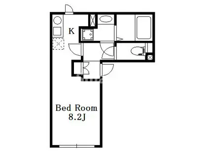 FABRIC MITAKA(ワンルーム/3階)の間取り写真