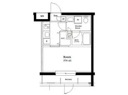 SYNEX HIGASHI-KANAGAWA(1K/5階)の間取り写真