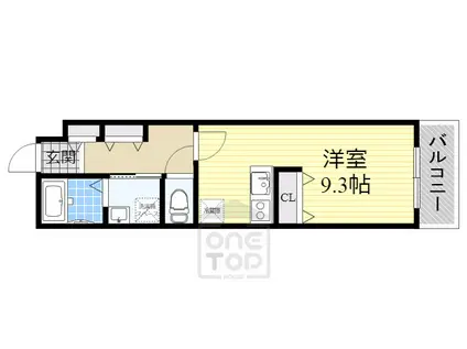 CASA CALMA(ワンルーム/2階)の間取り写真