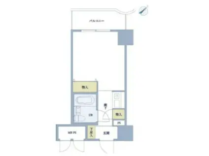 ライオンズマンション横浜大通公園第3(ワンルーム/4階)の間取り写真