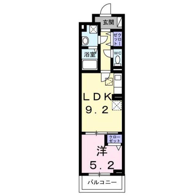 アークステラ(1LDK/3階)の間取り写真