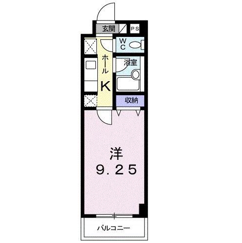アザレ東武練馬(1LDK/2階)の間取り写真