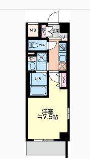 ヴェールシャルマン戸塚 II(1K/5階)の間取り写真