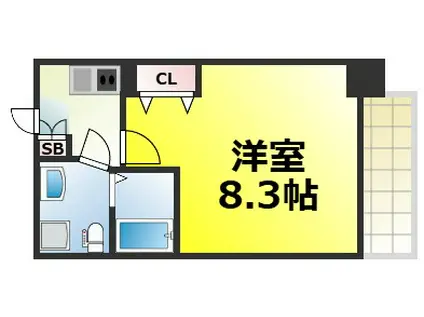 LIVIAZ NAMBA LUCE(1K/5階)の間取り写真