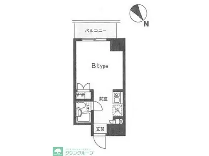 ドエル・ピュアネス(ワンルーム/6階)の間取り写真