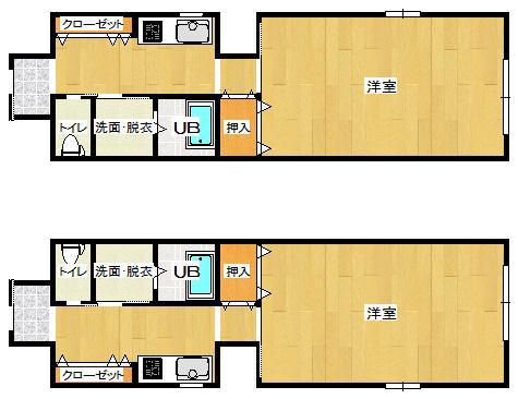 オーシャンビューV(1K/6階)の間取り写真