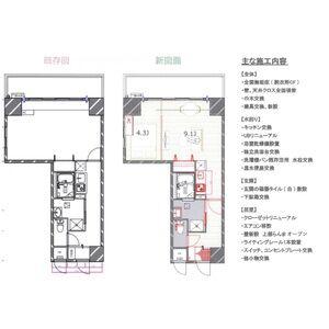 BSレジデンス栄(1LDK/6階)の間取り写真
