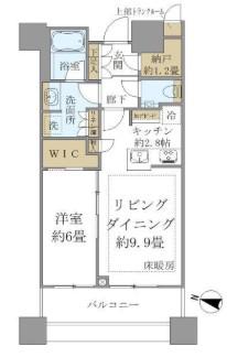 BRILLIA TOWERS目黒ノースレジデンス ブリリアタワーズ目黒(1LDK/34階)の間取り写真