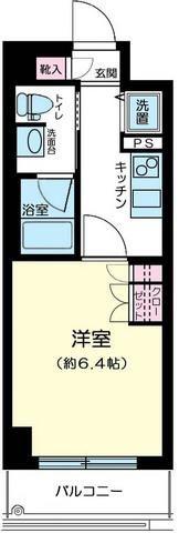 AXAS板橋本町(1K/7階)の間取り写真