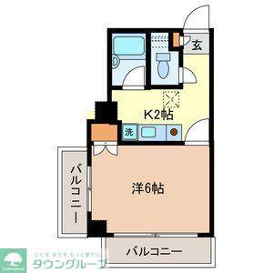 SUNMALL蕨 912598(1K/4階)の間取り写真