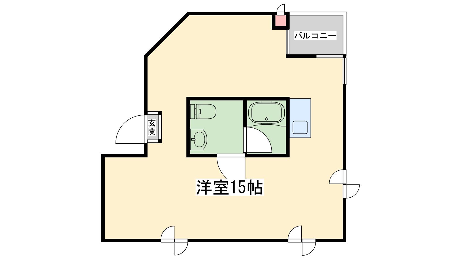 新大阪GHビルディング(1LDK/8階)の間取り写真