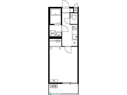 リブリクローリス(1K/1階)の間取り写真