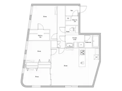エディット文京千石2(3LDK/4階)の間取り写真