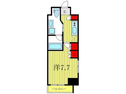 N-STAGE 板橋本町アジールコート(1K/5階)の間取り写真