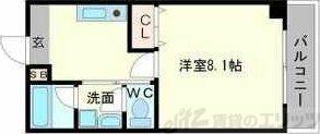 グリーンハイツ豊川II(1K/4階)の間取り写真